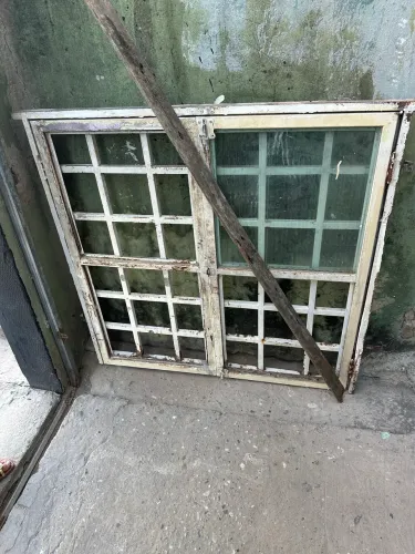 Janela de ferro sem 3 vidro