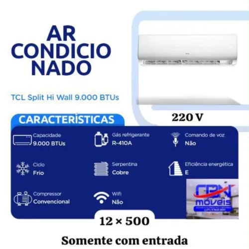 Ar condicionado no crediário