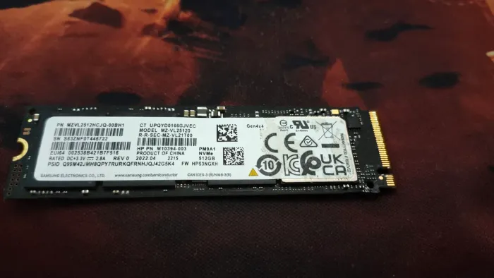 SSD NVME SAMSUNG 512G