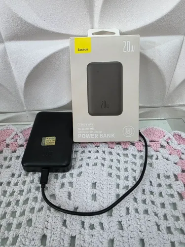 Power Bank Baseus Magnetic Mini 10000mAh 20W com homologação da Anatel