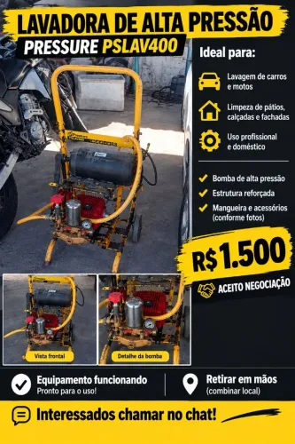 Vendo Lavadora de alta pressão
