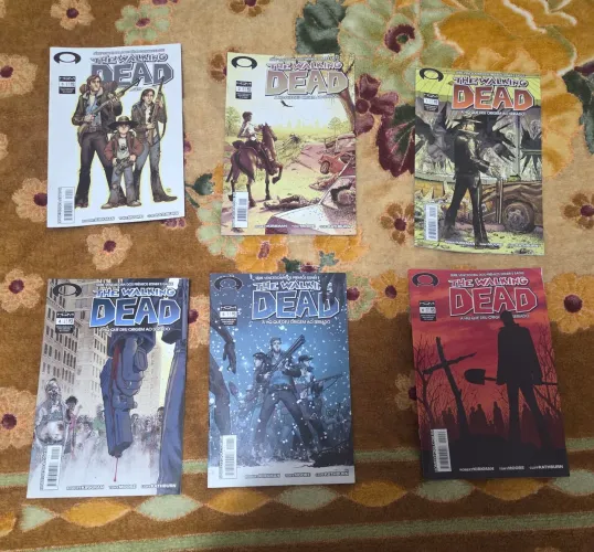 Lote gibi hq quadrinhos walking dead