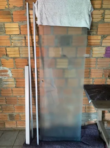 Box Para Banheiro Em Vidro Temperado Fosco / Jateado (Completo)