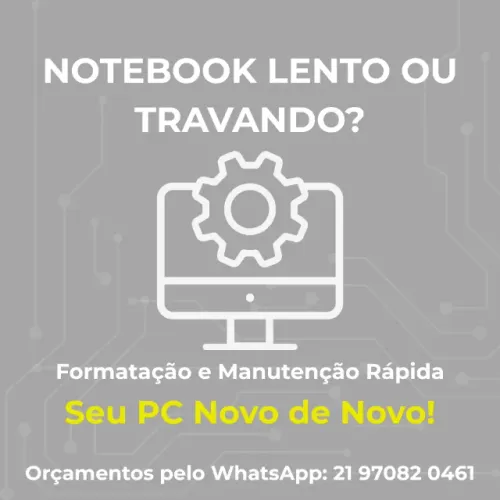 Formatação de Computador e Notebook - Técnico em Informática