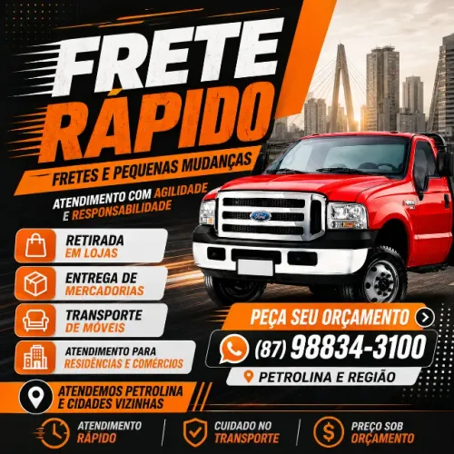 FRETE BARATO E COM QUALIDADE