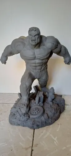 Hulk estatueta em resina massissa...45cm