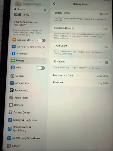 iPad Air m2 11 polegadas 256gb