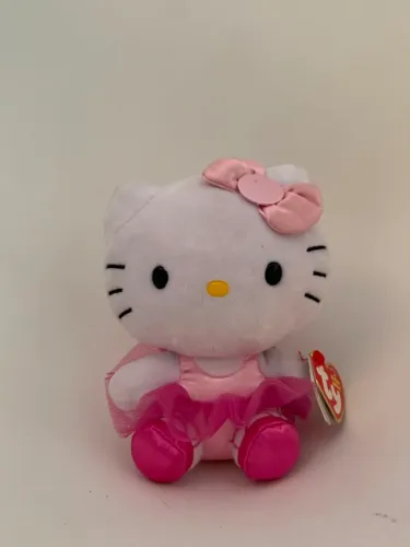 Kit 2x Hello Kitty Pelúcia Bailarina + Nerd