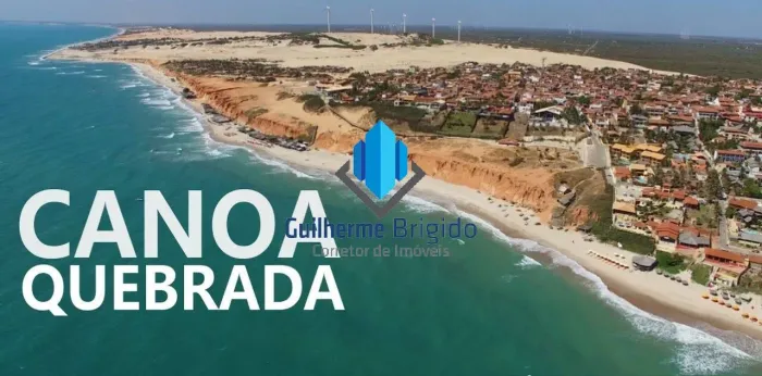 0269.Canoa Quebrada, Lote Nascente de Esquina, 13x33m, Vista Mar
