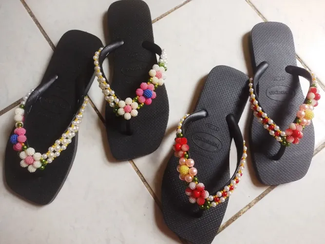 Sandálias customizadas