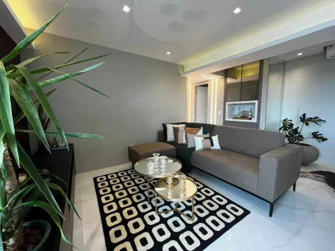 Apartamento a venda 2/4 sendo 1 suíte 70 m2 SEMI MOBILIADO no Alphaplus Patamares