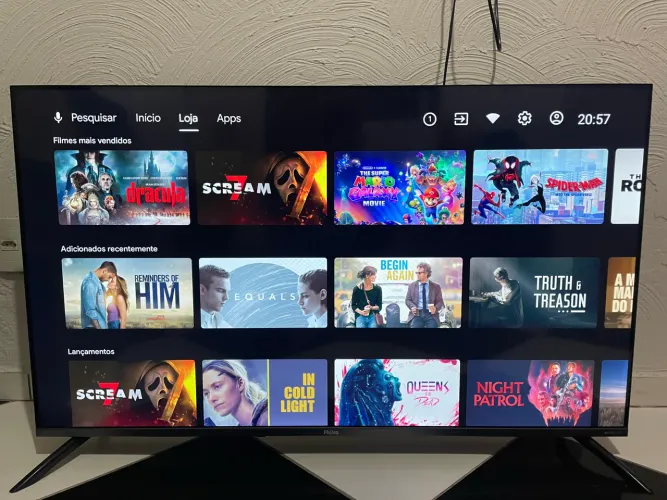 Tv smart Android 4k 50 polegadas 
