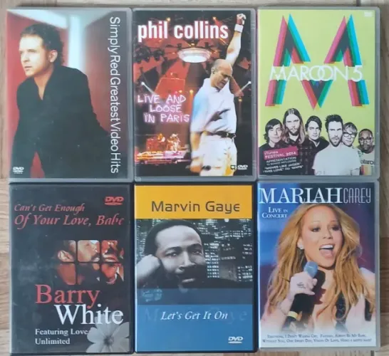 Combo 6 dvds shows Pop Internacional