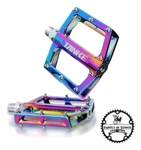 Pedal Bike Tanke Tp-20 Flat Plataforma Wheeling Grau Mtb