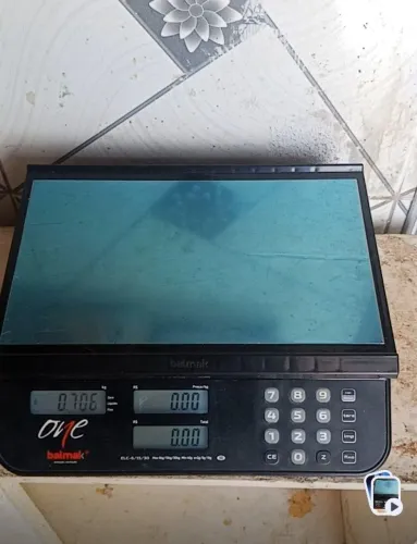 Vendo balança semi nova ainda no plástico, pesa até 30 quilos, com selo da Inmetro, 550!
