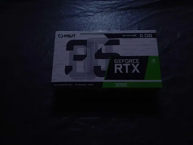 RTX 3050 6GB Palit StormX NOVA + CAIXA