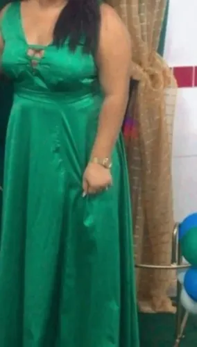 Vestido de festa Verde