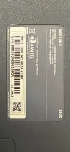 Notebook Samsung