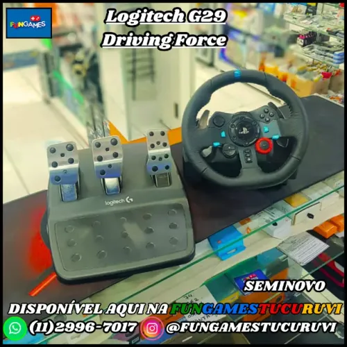 Logitech G29 Driving Force - Seminovo
