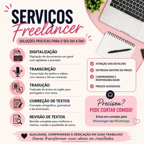 Ofereço diversos serviços 