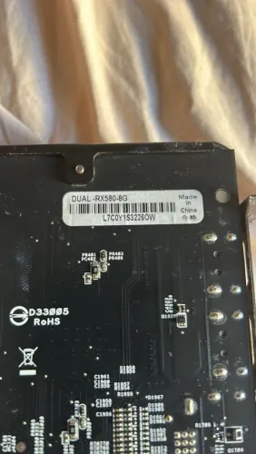 Placa de vídeo RX 580 8gb 226 bits