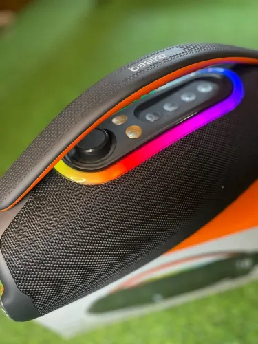 Caixa de som basike 60w 4 auto falantes impecável pouco uso