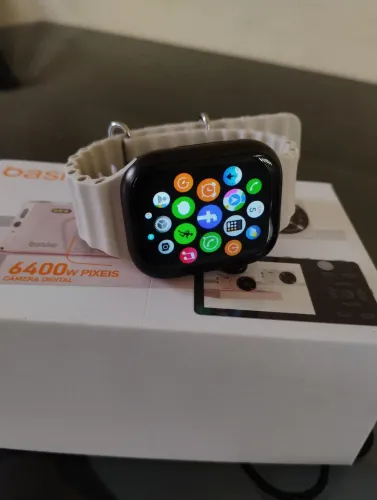 Smartwatch GS10 Mini (Modelo F1680) - Relógio Inteligente Completo
