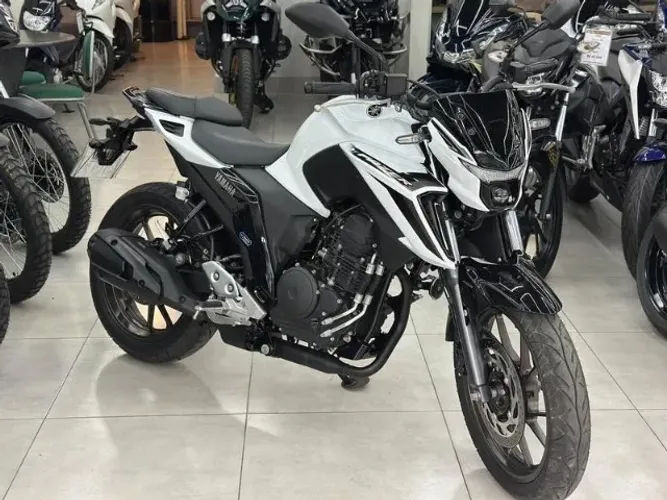 Yamaha FZ25 Fazer 250 Abs Connected 2026 Branca - Mepal Motos