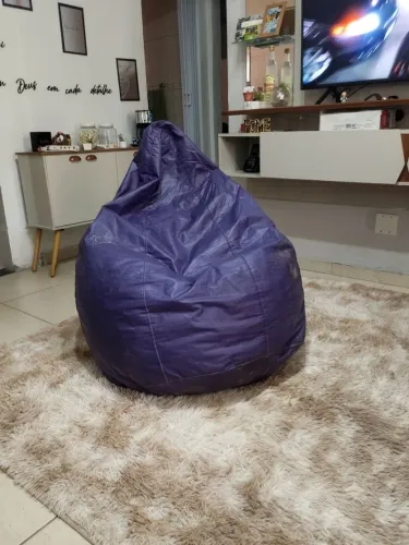 Puff Gota Roxo - R$ 50