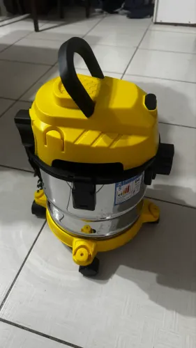 Aspirador de Pó e Água 3 em 1 Kärcher com Filtro HEPA 1700W WDL 1S Amarelo