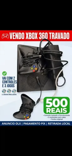 Vendo Xbox 360 travado