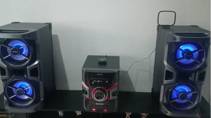 mini system SONY potente c/ bluetooth