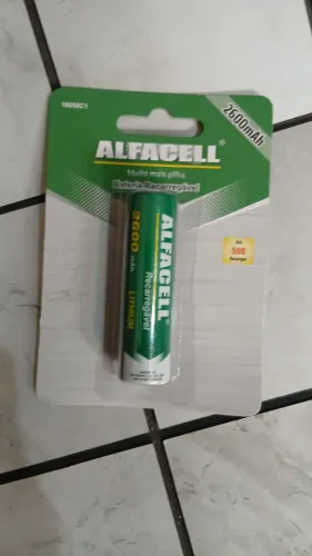 Bateria Recarregável 2600MAH durável