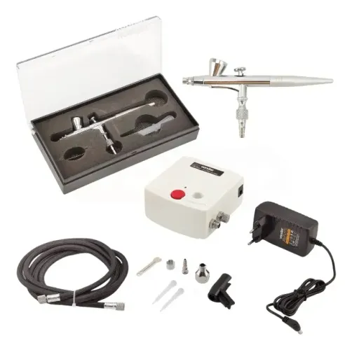 Kit Completo Aerógrafo C/ Compressor Profissional + 10 Peças Adicionar aos favoritos