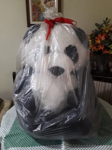 Pelucia Urso Panda Apaixonado Gigante De Um Metro
