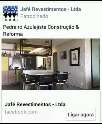 Pedreiro Azulejista Construção & Reforma
