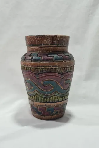 Vaso Decorativo Com Textura 
