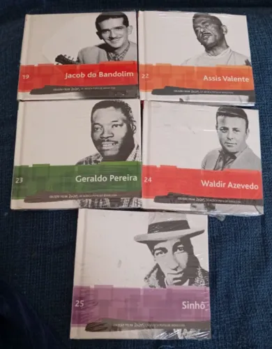 5 CDs Coleção Folha Raízes Música Popular Brasileira ( Novos )
