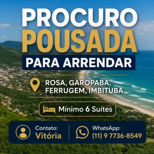 Pousada para Arrendamento Garopaba-Rosa