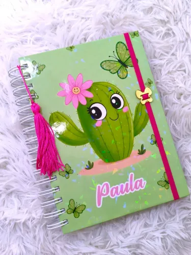 Agenda Personalizada - Tema Cactos