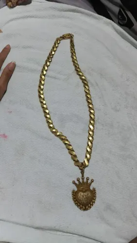 Corrente Com Pingente Moeda Antiga