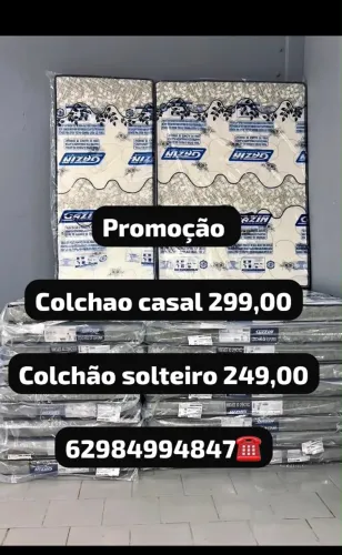 Colchao casal novo