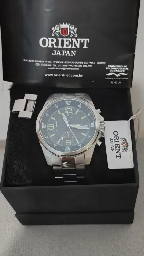 Relógio Orient Masculino Solar Tech MBSSC262P2SX
