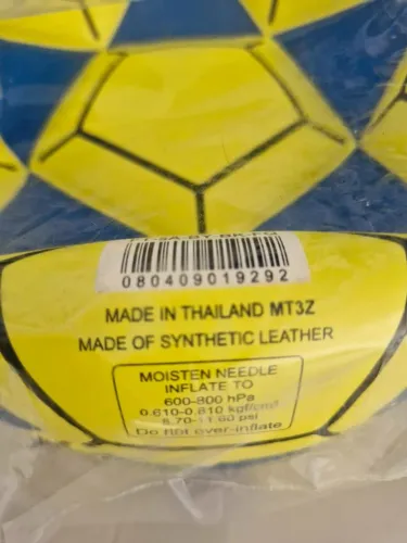 Bola Mikasa Futevolei FT-5 amarela / preta / azul