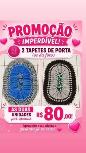 Tapete de crochê