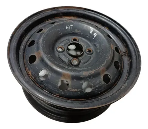 Roda Ferro Aro 14 Fiat Palio Siena Strada 2010 2011 Preto