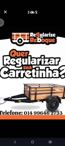 Nota fiscal para regularizar carretinha e reboque
