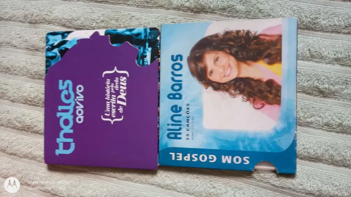 CD's Thalles ao vivo e Aline Barros