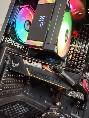 Kit placa de vídeo 1660 super Asus tuf e processador i5 9600kf