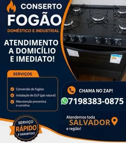 CONSERTO DE FOGÃO SALVADOR